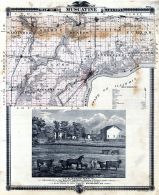 Muscatine County, Iowa 1875 State Atlas
